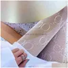 Modedesigner Strumpfhose Klassische Buchstaben Mesh Seidensocken Frauen sexy Unterwäsche Ball Leggings Drop Lieferung Dhxfm