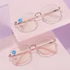 CH Cross Solglasögon Frames Designer Luxury Chromes Womens New Anti Blue Light Glasses Men's Large Frame Optical utrustade Myopia Heart 2024 Högkvalitativ EDHF