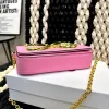 Modekopplingar Kvinnor Designers Handväska kuvertpåse Rem äkta läder korskropp Mens plånböcker baguette messenger väskor totes