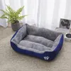 Huisdier groot hondenbed warm huis snoepkleurig vierkante nest huisdierkennel voor kleine middelgrote honden kat puppy plus size hondenmanden 231221