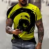 Homens camisetas T-shirt para homens roupas animais 3d impressão completa tshirts verão tops manga curta moda hip hop oversized tee streetwear