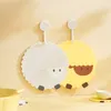 Table Mats Cartoon Sheep Pattern Round Household Placemat Bowl Mat Thickened Anti-scalding PVC Soft Heat Insulation