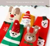 5 paires chaussettes de Noël pour enfants chaussettes de tube coton grand enfants