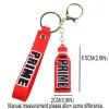 Keychains Lanyards Prime Drink Rubber Keychain Cute Bottle Key Chains Ornament Car Bag Pendant Keyring FY5931 1221