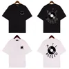 Summer Men Homem de manga curta Tees brancos camisetas coletes de roupas de hiphop cota de algodão Tops Tees para unissex