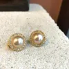 Back Amorita Boutique Vintage Pearl Clip Earrings Classic Stud Earrings for Lady Girl Daughter Gift Smal örhängen Tillbehör