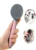PAKEWAY Fellpflegebürste für Katzen, Hunde, Kätzchen, selbstreinigende Fellbürste, Massagekämme für Katzen und Hunde3368259
