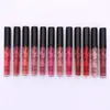 12шт 1Set Matte Lip Gloss Set Водонепроницаемый длительный увлажняющий увлажняющий оттенок губной трубки Коаметический макияж 231221