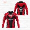 Men's Hoodies Sweatshirts 2023 VENUM Men's Boxing Training Hoodie Top Printed 3D Round Neck Slim Fit Casual Zipper Sports Matching Shirt T231221