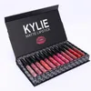 12pcs 1Set Matte Lip Gloss set impermeabile a lungo duratura a tubo idratante per rossetto tinta coeup coametico 231221