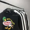 Erkek Hoodies Sweatshirts 2024FW İnsan Yapımı Ördek Hoodie Erkek Kadın Yüksek Kaliteli Ağır Kumaş UNISEX Klasik Karikatür İnsan Yapımı Sweatshirt Talkollar T230111