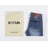 Kstun Mens Jeans Bahar Sonbahar İş Gündelik Düz İnce Fitness Elastik Mavi Beyefendi Pantolon Kovboylar Jean Hombre 231220