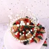 Nail Art Kits Shiny Wedding Cake Decoration Pearls Headdress Po Background Props Showing Tools