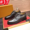 40 Modelo Luxury nuevo diseñador zapatos de mocasines negros para hombres dedo redondo slip-on spring otoño negocio handmade hombres lujosos vestidos