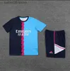 Fans zijn tops T-stukken 22/23 New England trainingsuiting op korte mouw training slijtage jogging pak voetbal jersey set chandal overlevende maillots de foot volwassen kinderen s-xxl