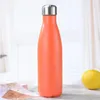 17oz colored stainless steel cola shape bottle with lid cup double wall vacuum insulated cup portable water bottle Txfbb