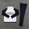 Fani Tops Tees 2023-2024 Real Madrids Tracksuit Set Trainting Suit 23/24 Męs