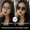 Zonnebril Pochromisme Bijziendheid Bril 0 tot -6,0 Blauw Lichtbestendig Outdoor UV-computer voor heren