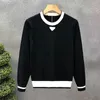 Man Sweaters Yün Gömlek Yuvarlak Boyun Te Sweatshirt Jumpers Belktleneck Külot Sweatshirt Yünlü Erkek Örgü Gömlekler Sweater Asya Boyutu S-3XL