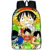 Singe D Luffy Backpack One Piece DayPack Sea King School Sac Cartoon Packsack Print Rucksack Photo Photo Schoolbag Photo Day Pack