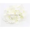 Dekoratif Çiçek Çelenk Simlenmiş Hyrangea Kafa Düğün Partisi İçin Harika Colorf Çiçeği Lüks Yapay İpek Diy Dekorasyon Dr DH0XO