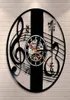 Zegary ścienne Treble Clef Music Note Art Clock Instrument Musical Instrument Kluczowy rekord Klasyczny wystrój domu Prezent2678135