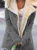 Damengrabenmäntel Casual Parkas für Frauen Herbst Winter 2023 Koreanische Mode verdicken warme Jacken Damen vielseitig Vintage übergroß