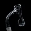 Full Weld Terp Slurper Quartz Banger Smoking Beveled Edge Seamless Quartz Nails With Glass Marble Ruby Quartz Pillars For Dab Rigs Pipes ZZ