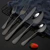 Dinnerware Sets 24/32Pcs Rose Western Tableware Cutlery Set Stainless Steel Spoon Fork Butter Knife Dinner Complete Home Flatware