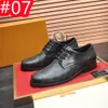 40Style Men Designer Dress Leather Leather Leather Outline Outline Preshe Supe Non -Slip Comfort Handmade Shoe Banquet Wedding Men Men Size 38-45