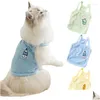 Cat Costumes Cat Costumes Sweet Vest Clothes Dog Suspenders Summer Pet Clothing for YouKshire Poodle T-shirt Small Medium Dogs Cats Dr Dhtxp