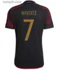 Tops tees 22 2023 2024 oyuncu hayranları versiyonu futbol formaları goretzka kimmich fullkrug muller ganbry havertz musiala sanaya ulusal Almanya futbol erkek kadınlar gömlek 4x