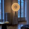 Lampadaires Art minimaliste décor lampe nordique créatif tissu plis lampes de chevet salon canapé coin maison intérieur debout lumière