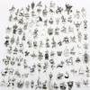 Assorted 100 Designs Animal Charms Cat Pig Bear Bird Snake Horse Dog Squirrel Swan Ox Pendants For DIY Necklace Bracelet Jewelr236n