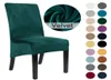 Duży rozmiar 22 kolorów klasa aksamitna pluszowa okładka krzesła XL wysokie tylne okładki jadalnia 2107246485445