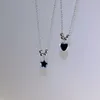 Pendant Necklaces Collarbone Chain Temperament Simple Cold Wind Five-pointed Star Beaded Necklace