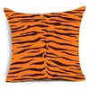 45x45см домашний декор для животного принт подушка наволочка леопарда тигра зебра скота подушка змея диван диван 231221