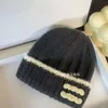 Designer Cappello Celina Cappello Arco trionfale di alta qualità dolce dolce e glutinoso pannello a maglia pannello color cappello di lana addensato Cappello autunno e inverno caldo cappello freddo