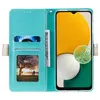 Spitze Blume Leder Brieftasche Hüllen für Samsung S24 S22 Ultra Plus Galaxy A13 A33 5G A53 5G Reißverschluss Geld Kreditkarte Tasche ID Slot Flip Cover Schleife Lanyard Handytasche