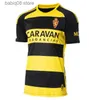 Fanów TOPS TEE 23 24 Real Zaragoza Fran Gamez piłka nożna Zapater 2023 2024 Home Away Jersey Pombo Kagawa Football Shirts Guti Javi Ros Men Kids L Suarez Camiseta de F