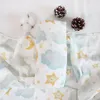 Decken Nette geborene Baby Jungen Mädchen Swaddle Wrap Handtuch Babys Sechs-schicht Gaze Verpackung Bambus Baumwolle Bad Kinder Bettwäsche