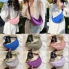 Avondtassen Nylon Vrouwelijke Messenger Bag Effen Kleur Trendy Dumpling Grote Capaciteit Crossbody Oksel Dames Eenvoudige Schouder