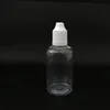 Plastflaska 5 ml 10 ml 15 ml 20 ml 30 ml 50 ml PET -droppflaskor med barnsäkra lock Tunna spetsar E Liquid Anpp -flaskor NNVQC