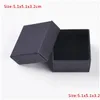 Pudełka biżuterii Pandahall 1824 PCS/LOT Black Square/Rec Cardboard Set Pierścień Pierścień do biżuterii F80 220509 DROP PRZEDSTAWA OTG2V