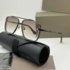 M SIX Summer Sunglasses For Men and Women Style Anti-Ultraviolet Retro Plate Square Full Frame Fashion Eyeglasses Random Box