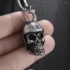 Pendant Necklaces Personality Rock Fashion Stainless Steel Skull Necklace Men And Women Retro Punk Cool Rap Party Jewelry Gift