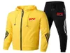 Nowa marka mody Men039S Zapip Bluza Sportswear Striped Jogging Casual Running Sports Suit Pan1618441