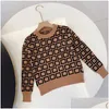 Pullover Kindermode Truien Jongens Meisjes Uni Baby Plevier Herfst Winter Sweatshirts Kinderen Houden Warm Brief Gedrukt Trui Jumper C Dhoie