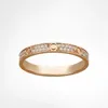 Band med full zirkon 4mm bredd bröllop kärlek ringkvinna smycken ringar jubileumsgåva endast packad på velettpåse s12100283d