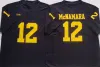 CUSTOM NCAA Michigan Woerines College Футбольные майки 97 9 J.J.Маккарти Хасан Хаскинс Макнамара Блейк Корум 77 Тейлор Леван Халеке Хадс